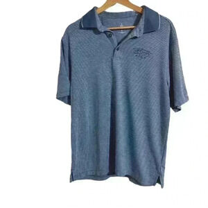 Disney Parks 1971 Walt Disney World Men’s Blue Stripe Polo size M